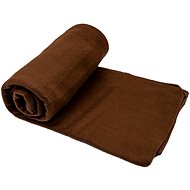 TEXTILOMANIA Fleece blanket dark brown - Blanket