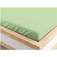 TEXTILOMANIE Stretch microfiber sheet light green 160 × 200 cm - Bedsheet