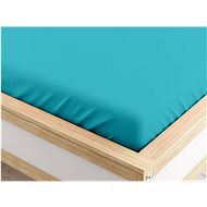 TEXTILOMANIE Jersey sheet Micro turquoise 180 × 200 cm - Bedsheet