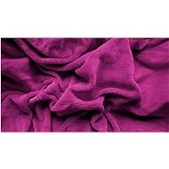 TEXTILOMANIE Sheet microplush 90 × 200 cm purple - Bedsheet