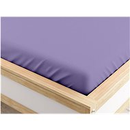 TEXTILOMANIE Jersey sheet Micro purple 180 × 200 cm - Bedsheet