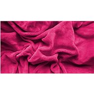 TEXTILOMANIE Microplush sheet 90 × 200 cm pink - Bedsheet