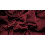 TEXTILOMANIE Microplush sheet 90 × 200 cm burgundy - Bedsheet