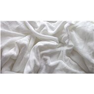 TEXTILOMANIE Microfleece sheet 180 × 200 cm white - Bedsheet