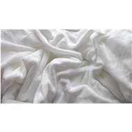 TEXTILOMANIE Microfleece sheet 90 × 200 cm white - Bedsheet