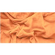 TEXTILOMANIE Microplush sheet 90 × 200 cm orange - Bedsheet