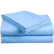 TEXTILOMANIE Cotton sheet blue 230 × 240 cm - Bedsheet