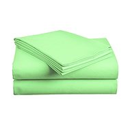 TEXTILOMANIE Cotton sheet light green 140 × 240 cm - Bedsheet