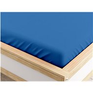 TEXTILOMANIE Jersey sheet Micro dark blue 90 × 200 cm - Bedsheet