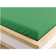 TEXTILOMANIE Jersey sheet Micro green 90 × 200 cm - Bedsheet