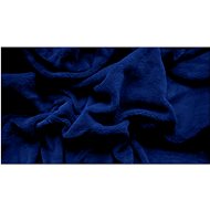 TEXTILOMANIE Microplush sheet 90 × 200 cm dark blue - Bedsheet