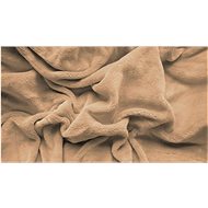 TEXTILOMANIE Microfleece sheet 90 × 200 cm beige - Bedsheet
