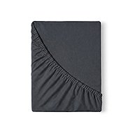 Kvalitex Jersey sheet dark grey 140 × 200 cm - Bedsheet