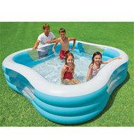  A square pool with windows  - Inflatable Pool