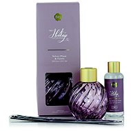 Ashleigh & Burwood Gift set glass MAUVE with VELVET PLUM & CASSIS 150 ml - Reed Diffuser