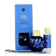 Ashleigh & Burwood Gift set glass BLUE with filling BLACK PEPPER & AMBER 150 ml - Reed Diffuser