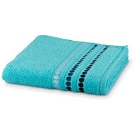 FROTTANA Line Points towel 50 × 100 cm turquoise - Towel