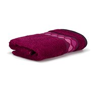 FROTTANA Smooth Waves towel 50 × 100 cm cranberry - Towel