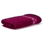 FROTTANA Smooth Waves osuška 67 × 140 cm brusinková - Bath Towel