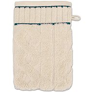 MÖVE Cosy Knits washcloth 15 × 20 cm dark turquoise - Washcloth