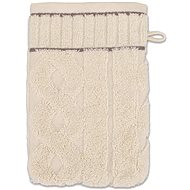 MÖVE Cosy Knits washcloth 15 × 20 cm cashmere - Washcloth
