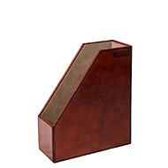 Balmuir William A4 leather document folder, cognac - Magazine Rack