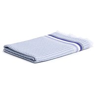 Möve Summer Piquée 50 × 100 cm white blue - Towel