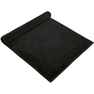 Möve with bamboo 60 × 60 cm black - Bath Mat
