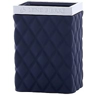 Lene Bjerre Portia, dark blue - silver - Toothbrush Holder Cup
