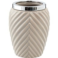 Lene Bjerre Milda, beige - silver - Toothbrush Holder Cup