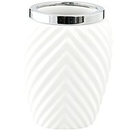Lene Bjerre Milda, white - silver - Toothbrush Holder Cup