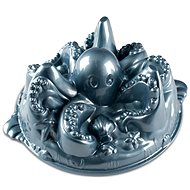NORDIC WARE Octopus-shaped cake mould blue - Baking Mould