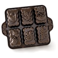 NORDIC WARE Autumn baking tin with 6 moulds dark brown - Baking Mould