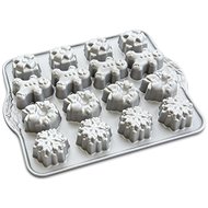 NORDIC WARE Mould for 16 Christmas motifs silver - Baking Mould
