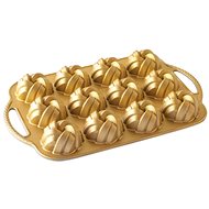 NORDIC WARE Mould for 12 small buns ANIVERSARY gold - Baking Mould