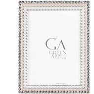 Green Apple Crystal Silver Pink Large - Photo Frame
