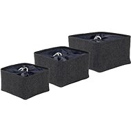 TWEED set dark grey - Storage Box