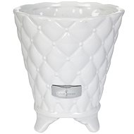 LENE BJERRE Obal na květináč PRECIOUS, 18cm, bílý - Decorative Planter