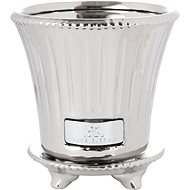 LENE BJERRE Obal na květináč PAULINA, 12.5cm, stříbrný - Decorative Planter