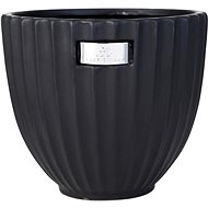 LENE BJERRE Obal na květináč ROSALIE, 16cm, černý - Decorative Planter