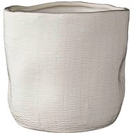LENE BJERRE Obal na květináč ISABEL, 15cm, bílý - Decorative Planter