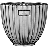 LENE BJERRE Obal na květináč ROSALIE, 16cm, stříbrný - Decorative Planter