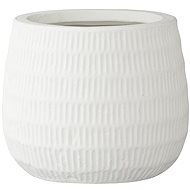 LENE BJERRE Obal na květináč MELIORA, 13cm, Bílý - Decorative Planter