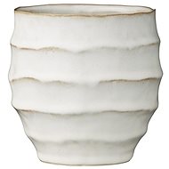 LENE BJERRE Obal na květináč NAVINE, 11.5cm, bílý - Decorative Planter