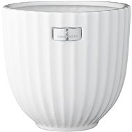LENE BJERRE Obal na květináč ROSALIE, 20cm, bílý - Decorative Planter