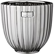LENE BJERRE Obal na květináč ROSALIE, 20cm, stříbrný - Decorative Planter