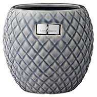 LENE BJERRE Obal na květináč ROSABELLE, 15cm, šedomodrý - Decorative Planter