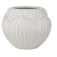 LENE BJERRE Obal na květináč GARLIA, 14cm, bílý - Decorative Planter