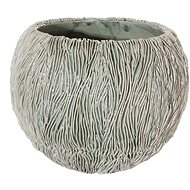 Shishi šedo - zelený, 17,5 cm - Decorative Planter