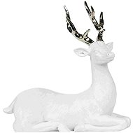 Lene Bjerre Serafina bílý jelen 24 cm - Vánoční dekorace